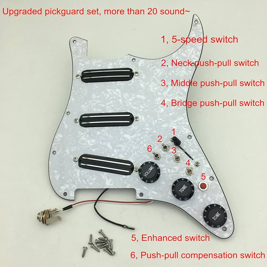 ユ*ウ様 ❤️No,91 ❤️特殊加工 パイソン エレキギター SSH コイルタ Squier by Fender SONIC STRATOCASTER HT Arctic White エレキ